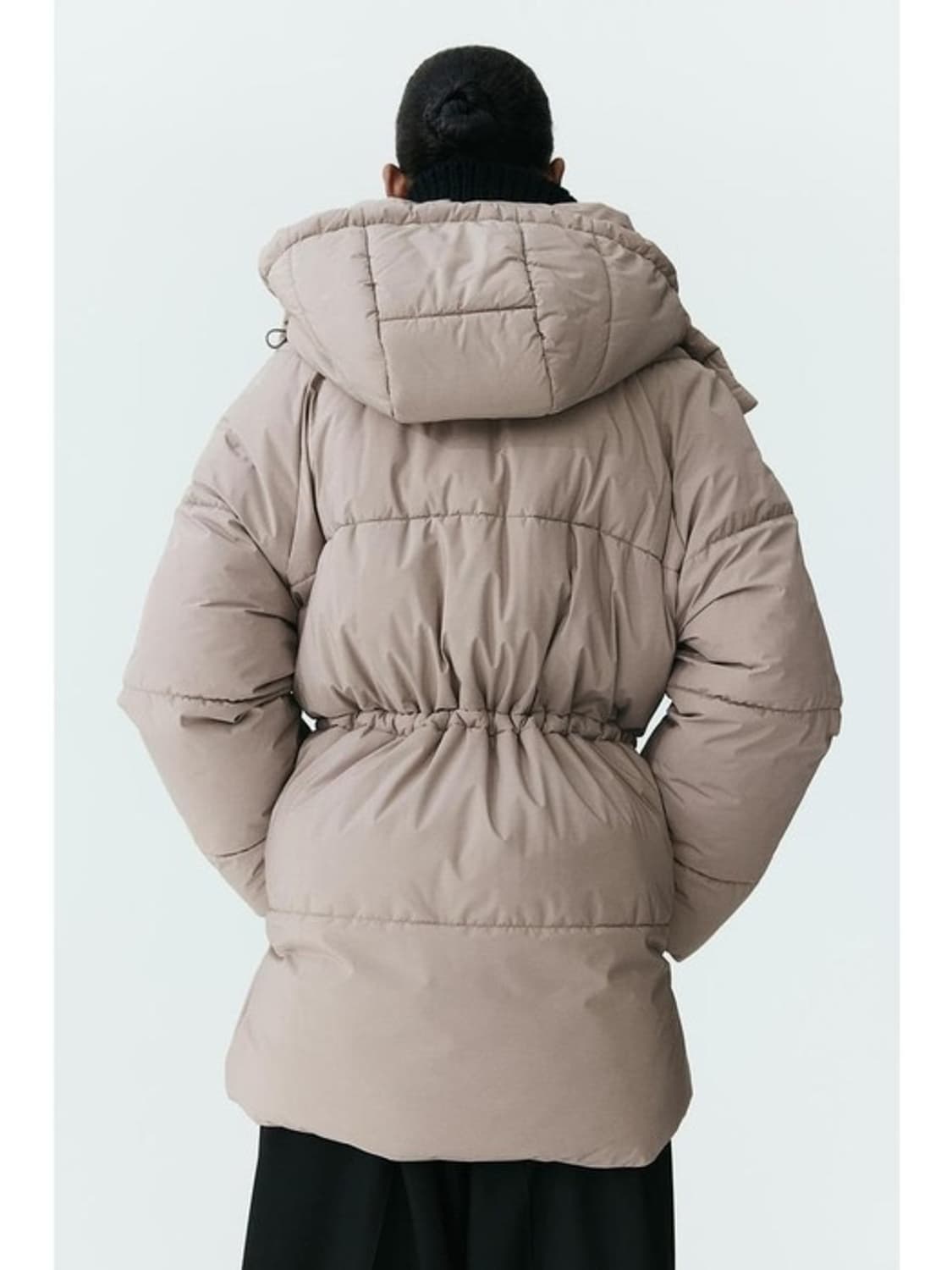 h&m 후드 퍼프 재킷 패딩 상품이미지3