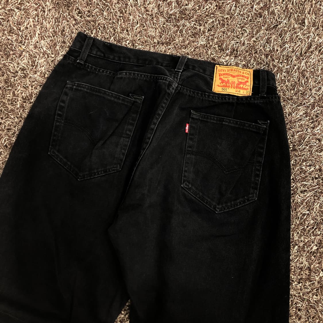 리바이스 501 블랙진 데님 팬츠 상품이미지5