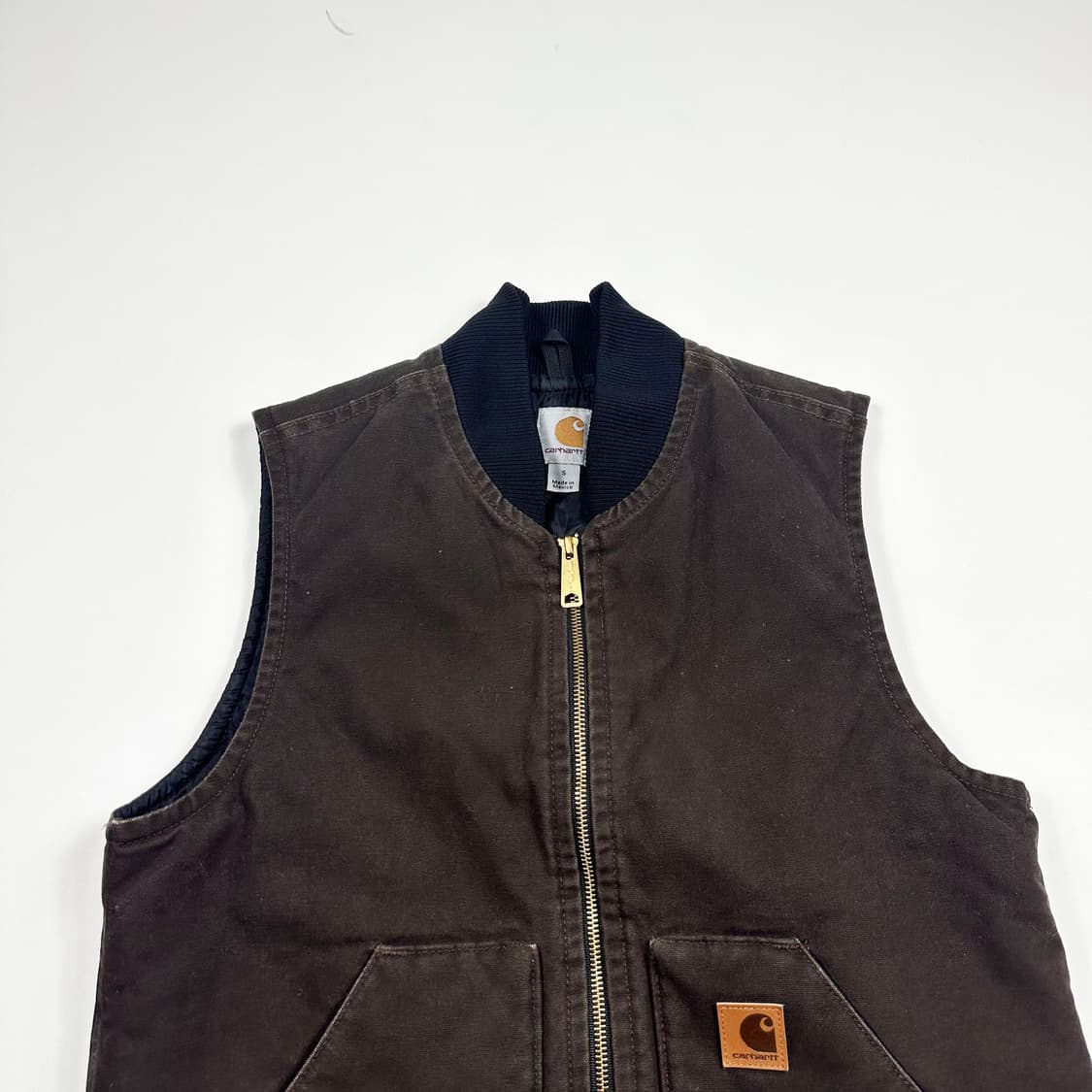 칼하트 누빔 워크 베스트 다크 브라운 S 상품이미지2