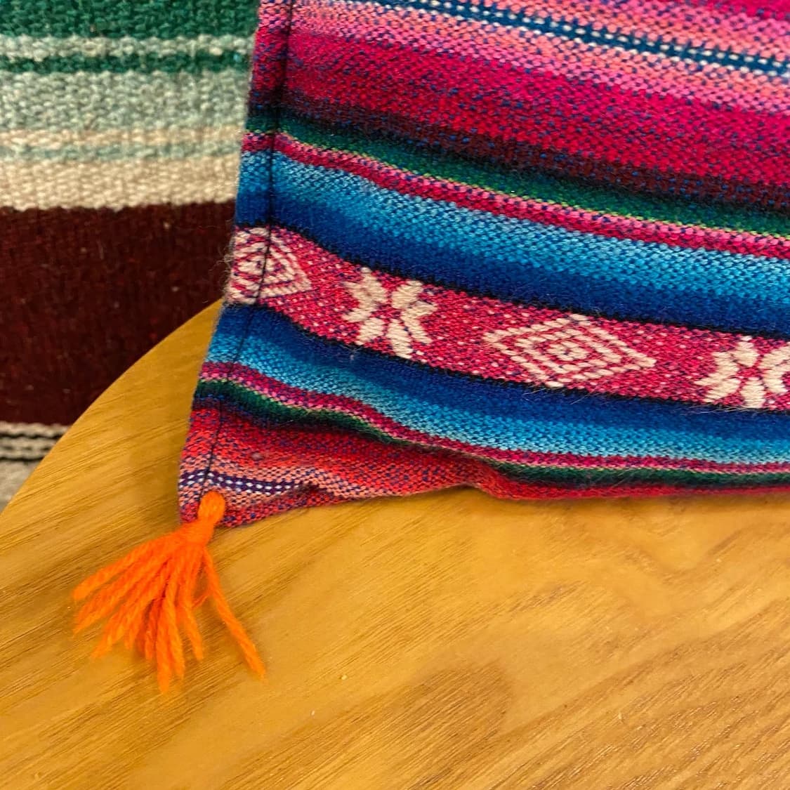 90s USA 빈티지 울니트 쿠션 상품이미지5