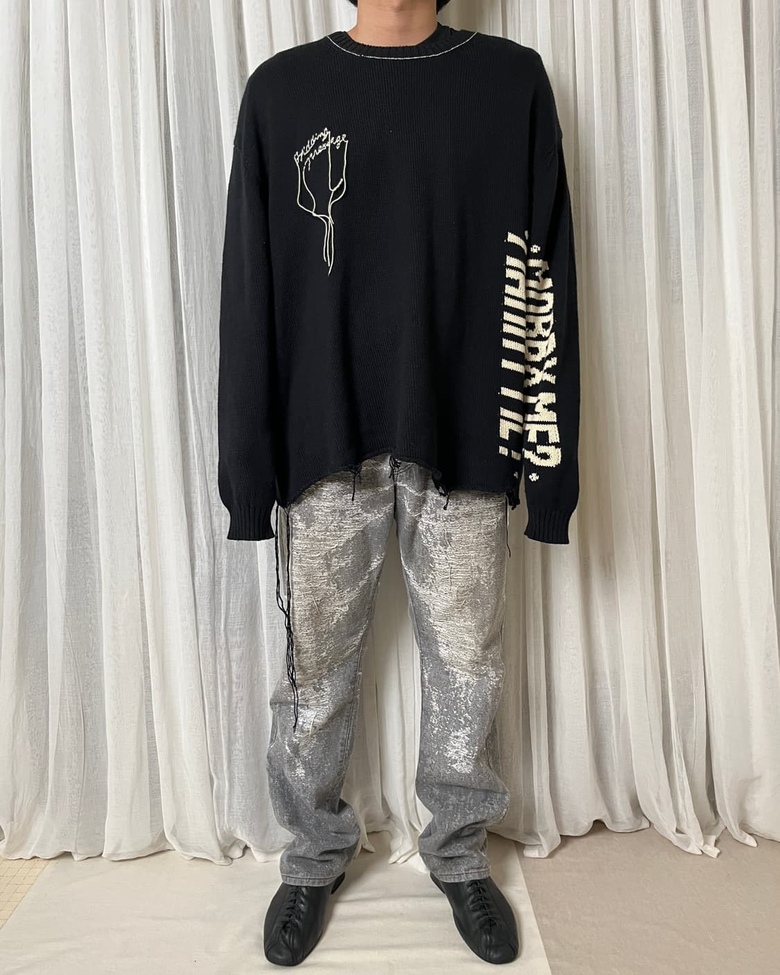 더블렛 20ss 히든메세지 코튼 니트 doublet 스웨터 상품이미지2