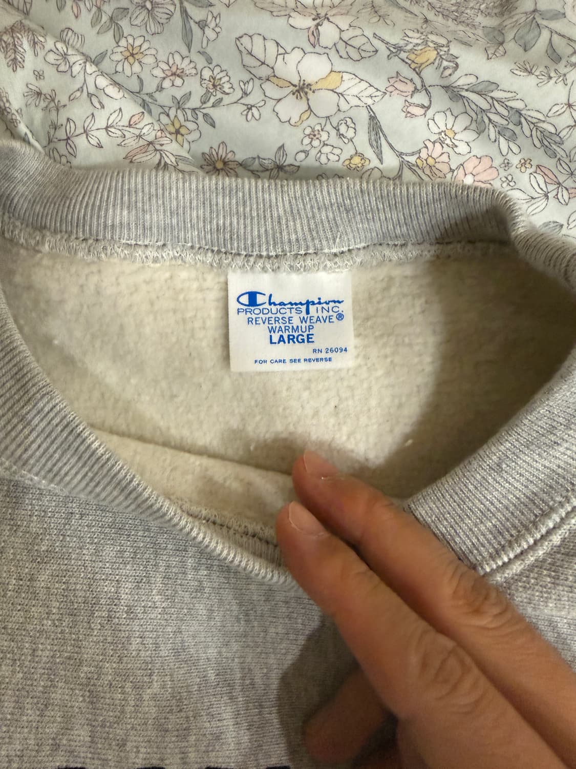 필그림 x 챔피언 리버스위브 스웻셔츠 L 상품이미지6