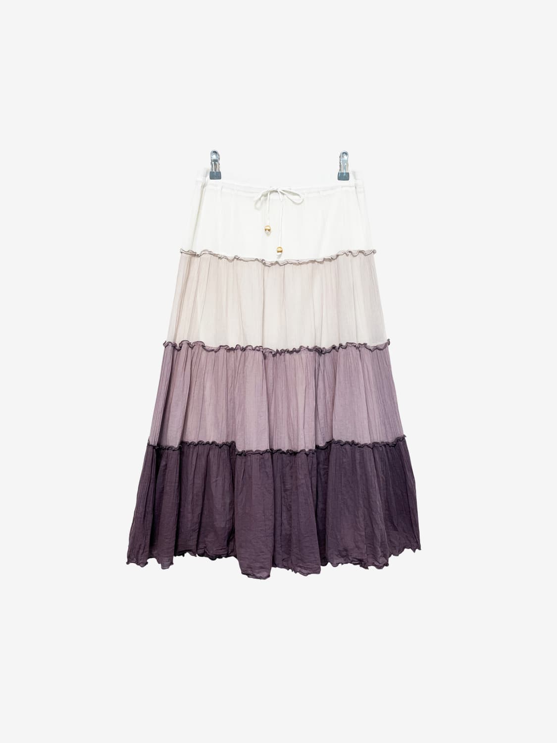 Frill Tiered Long Skirt - Gradient 상품이미지3