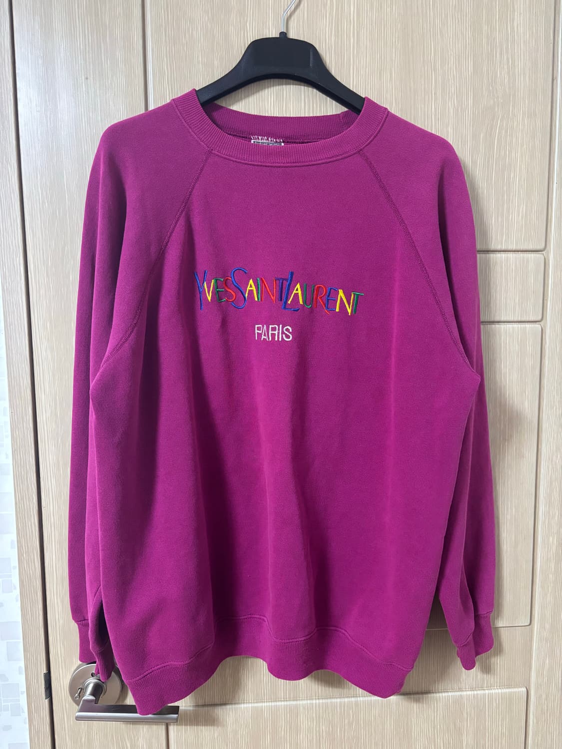 90s 헤인즈 입생로랑 YSL 맨투맨 상품이미지1