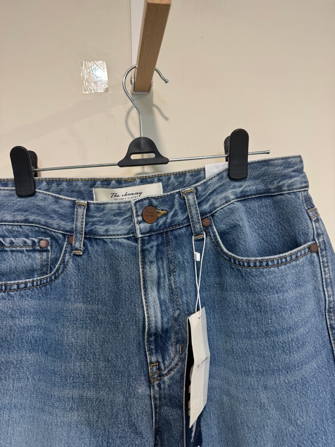 새상품 pvcs 더춈미 크롭 데님팬츠 상품이미지7