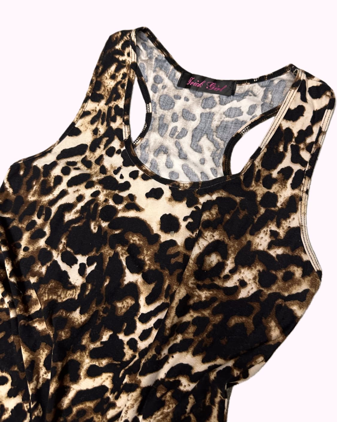 TRICK GIRL leopard pattern sleeveless 상품이미지2