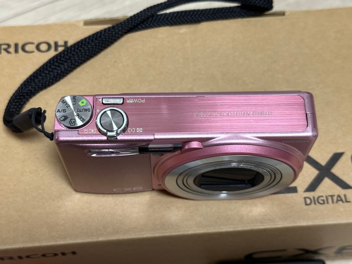 리코cx6  RICOH CX6 핑크 풀박 상품이미지7