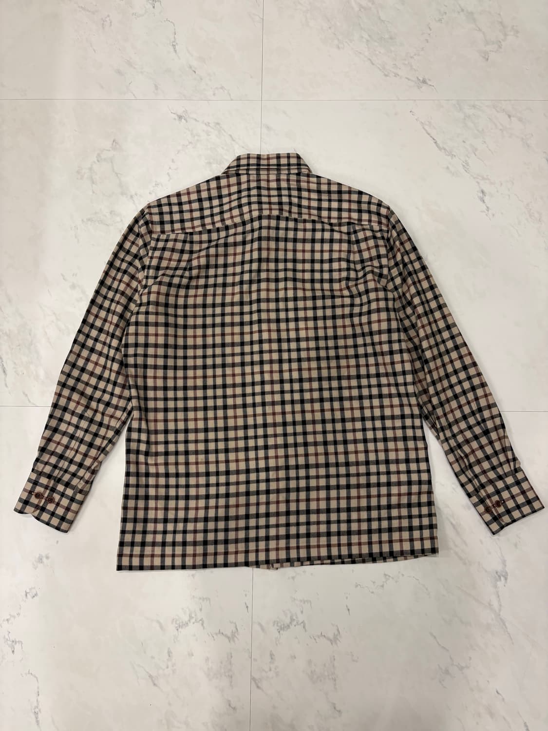 daks vintage house check shirt 상품이미지5
