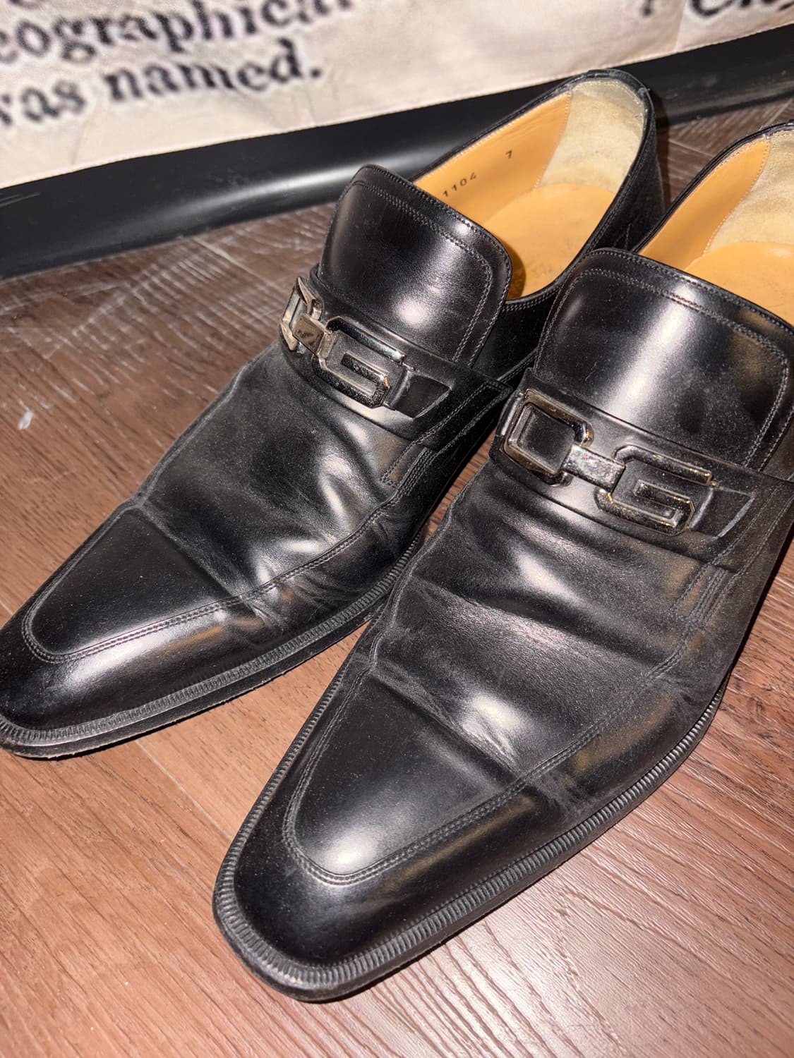 D&G black leather shoes 상품이미지2