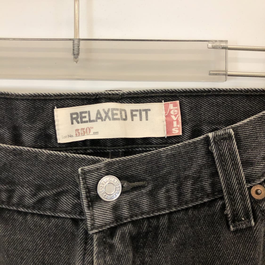 리바이스 550 릴렉시드 USA 워시드블랙데님 35-36 상품이미지2