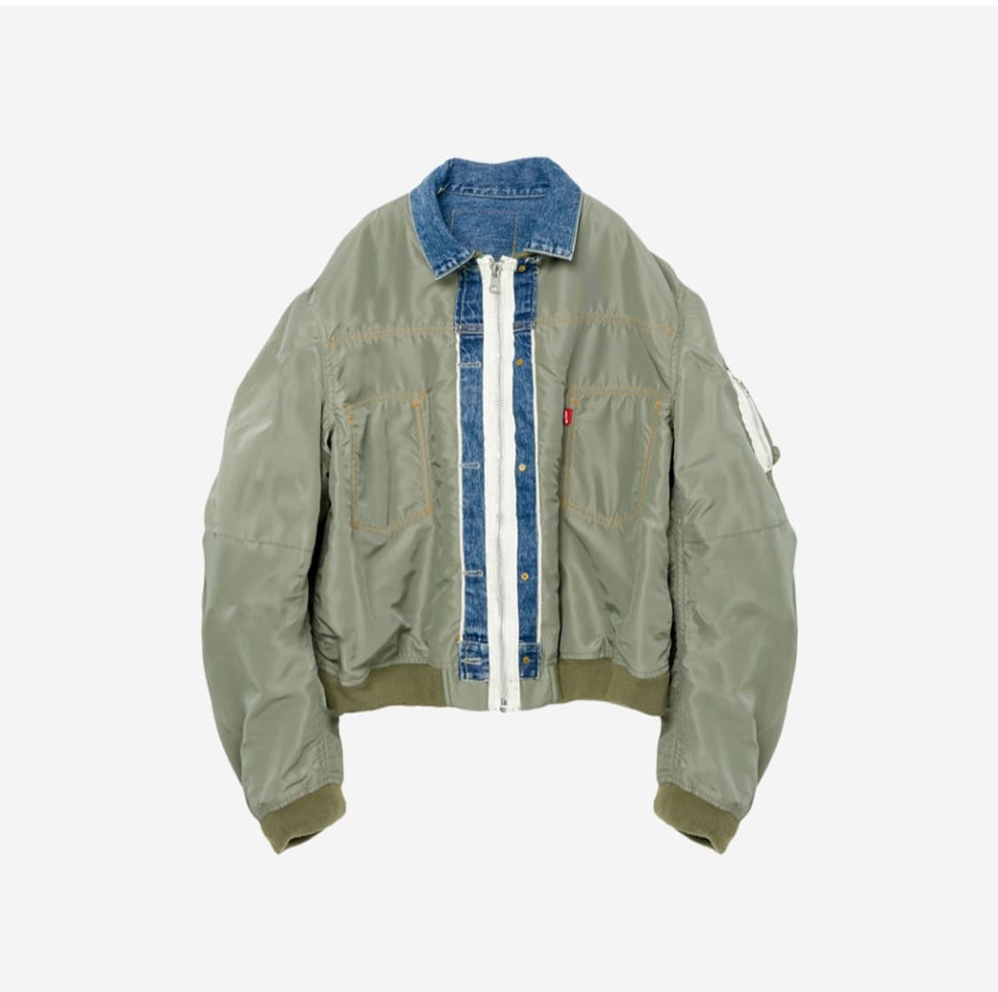 리바이스 x 사카이 데님 x 나일론 트윌 리버시블 블루종 상품이미지2