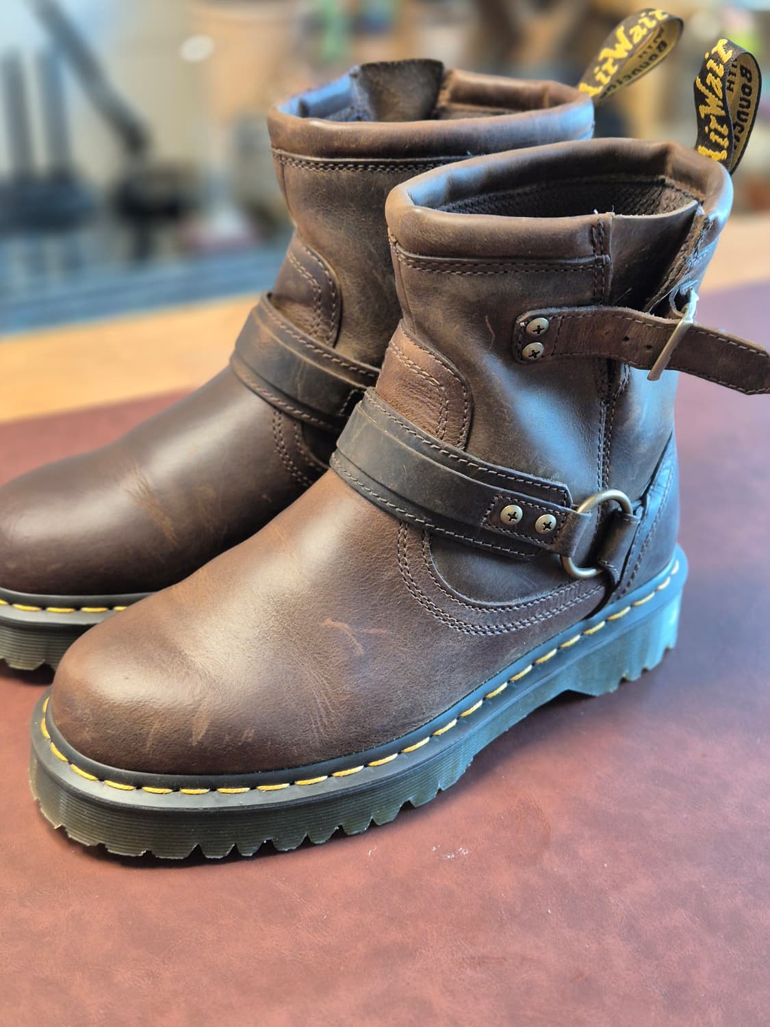 실착용1회 250(US7M)닥터마틴 버클스트랩부츠 상품이미지3