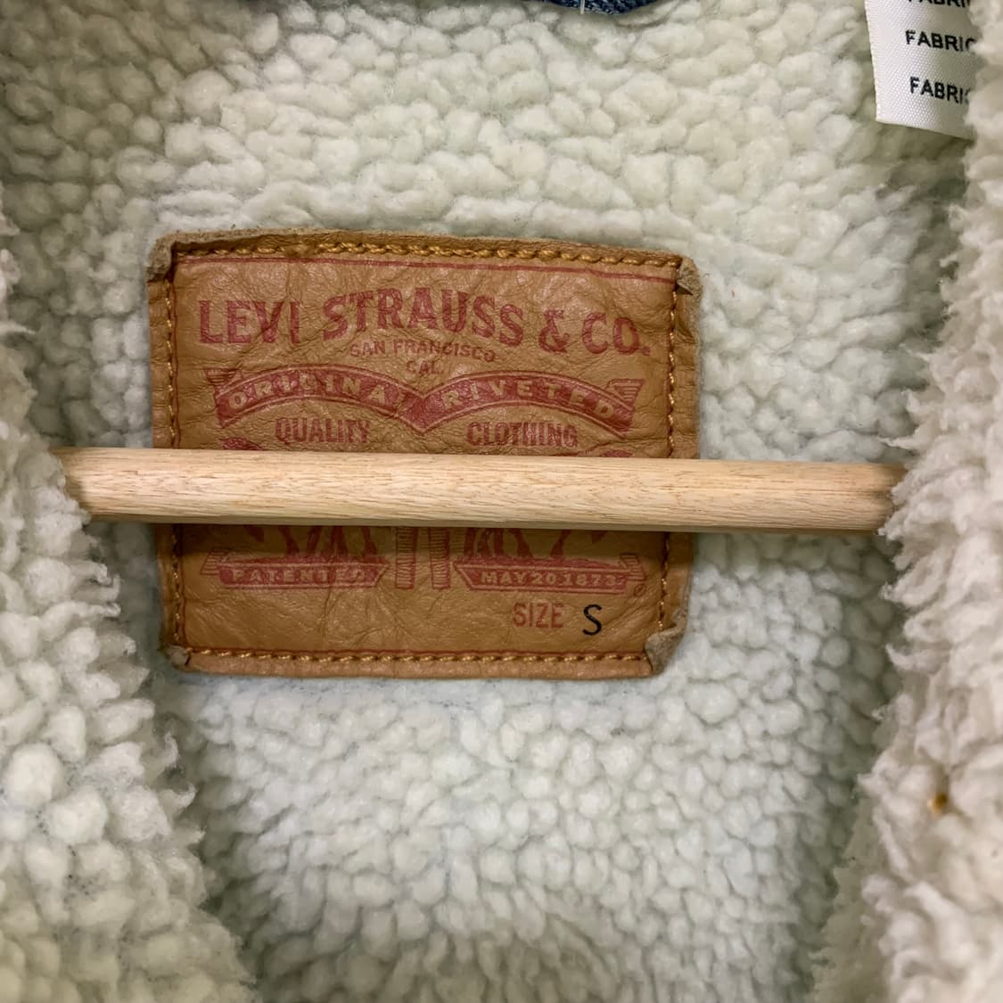 리바이스 데님 빈티지 쉐르파 트러커 청자켓 S 연청 중청 봄버 상품이미지4