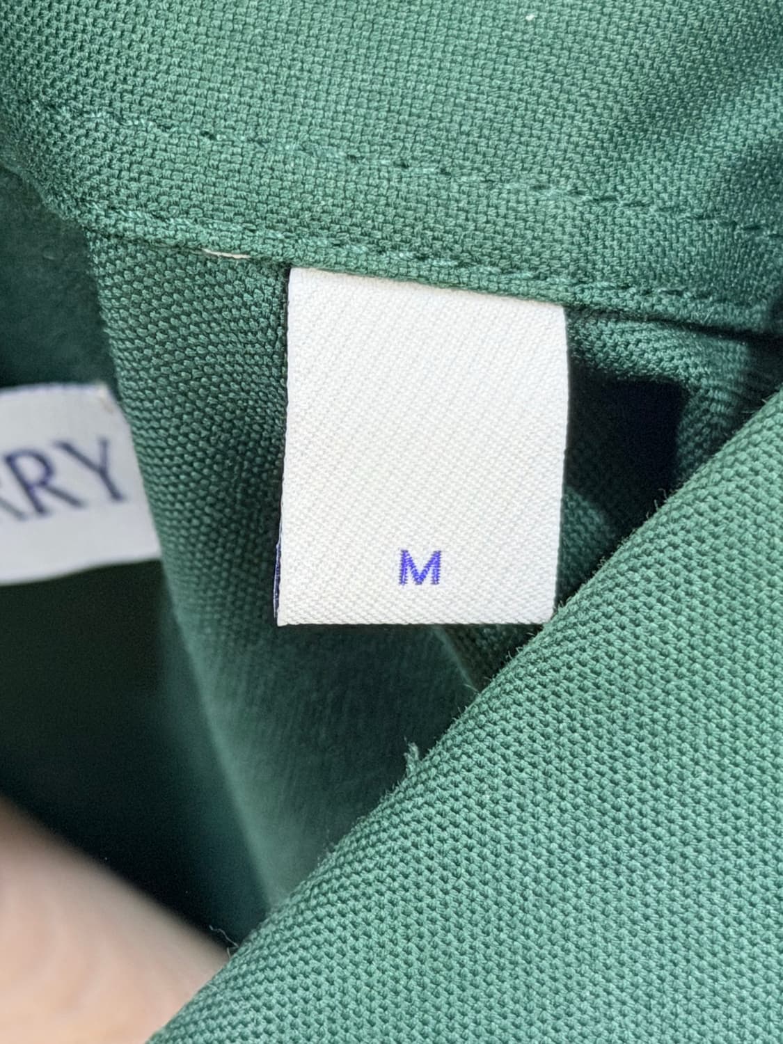 (A+/M) / 버버리 코튼 옥스포드 셔츠 반팔 그린 상품이미지8