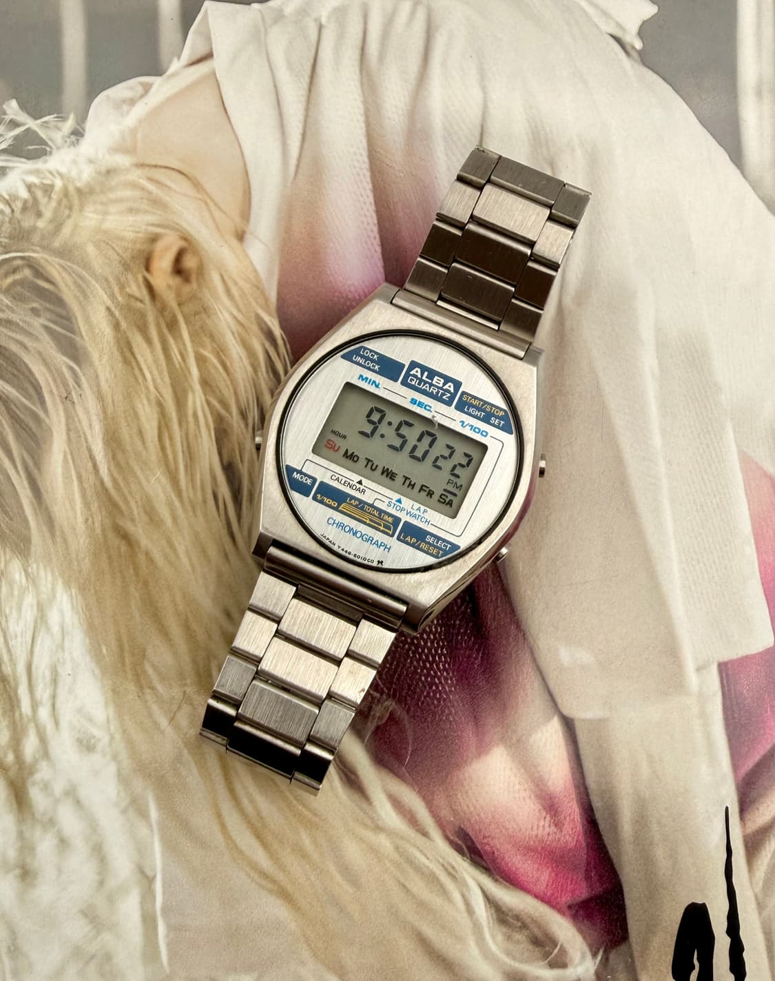 Seiko alba_1989s digital retro watch 상품이미지2
