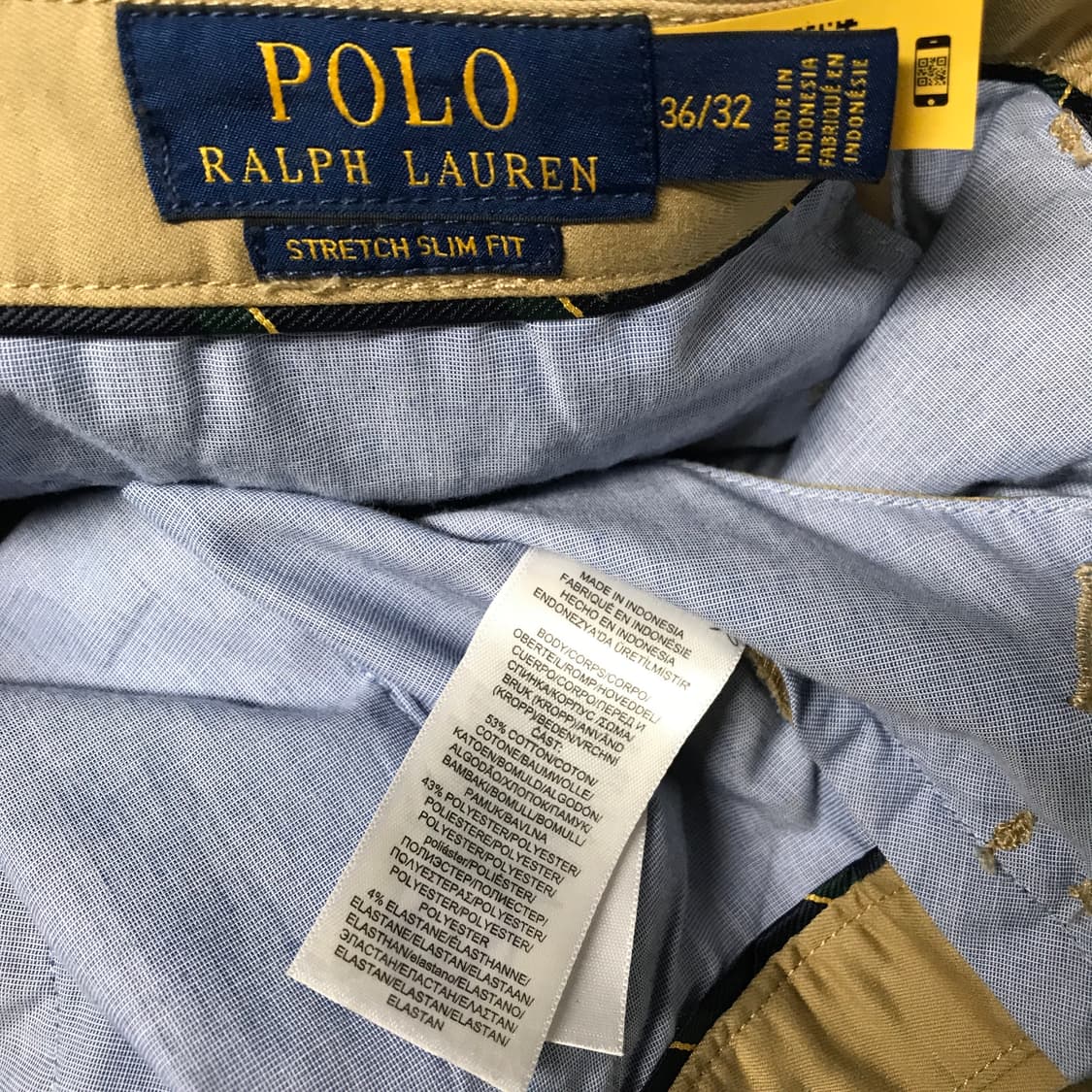 폴로 랄프로렌 QR 치노 팬츠 베이지 36/32 상품이미지6
