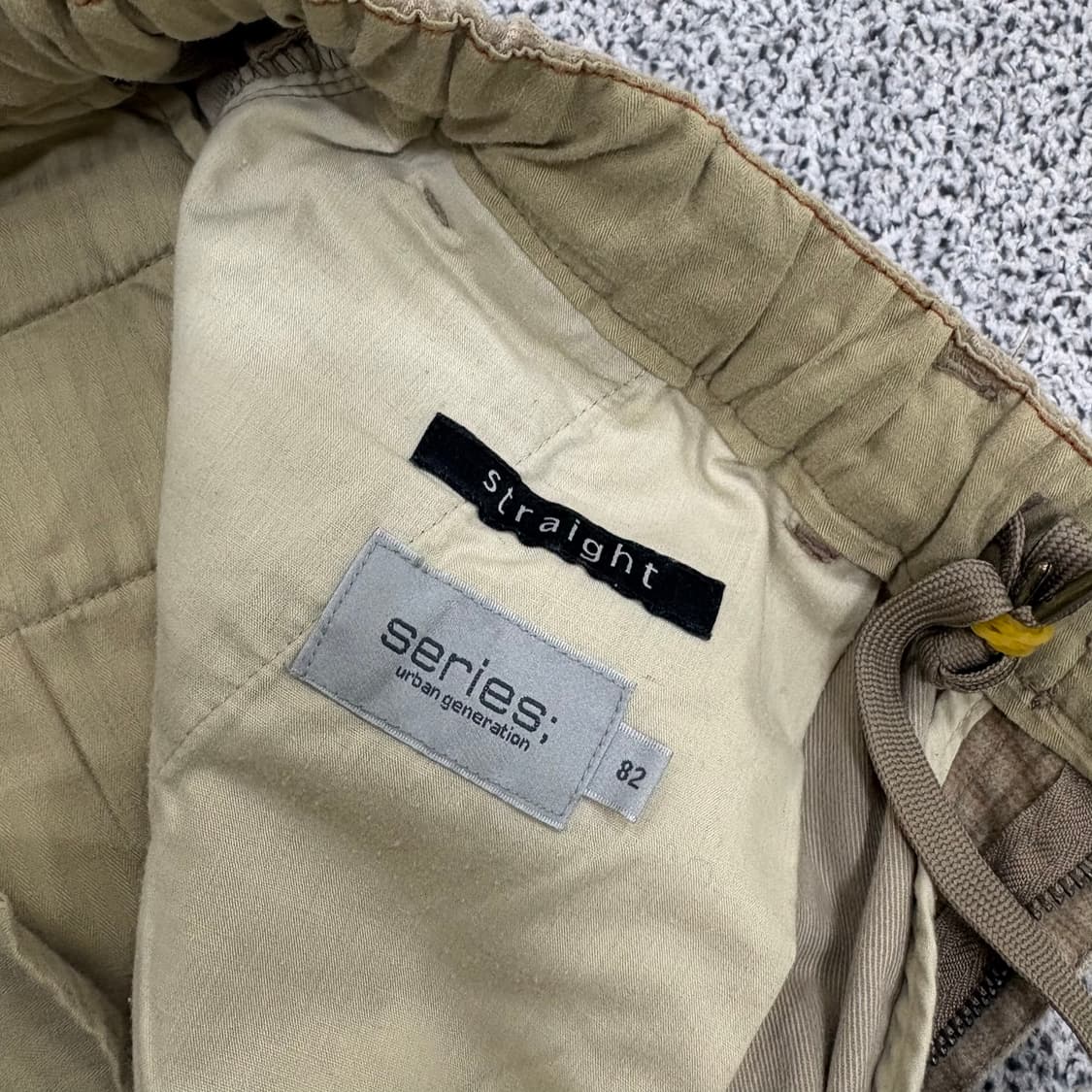 82 시리즈 남성 밴딩 치노팬츠 브라운 0319J 상품이미지4