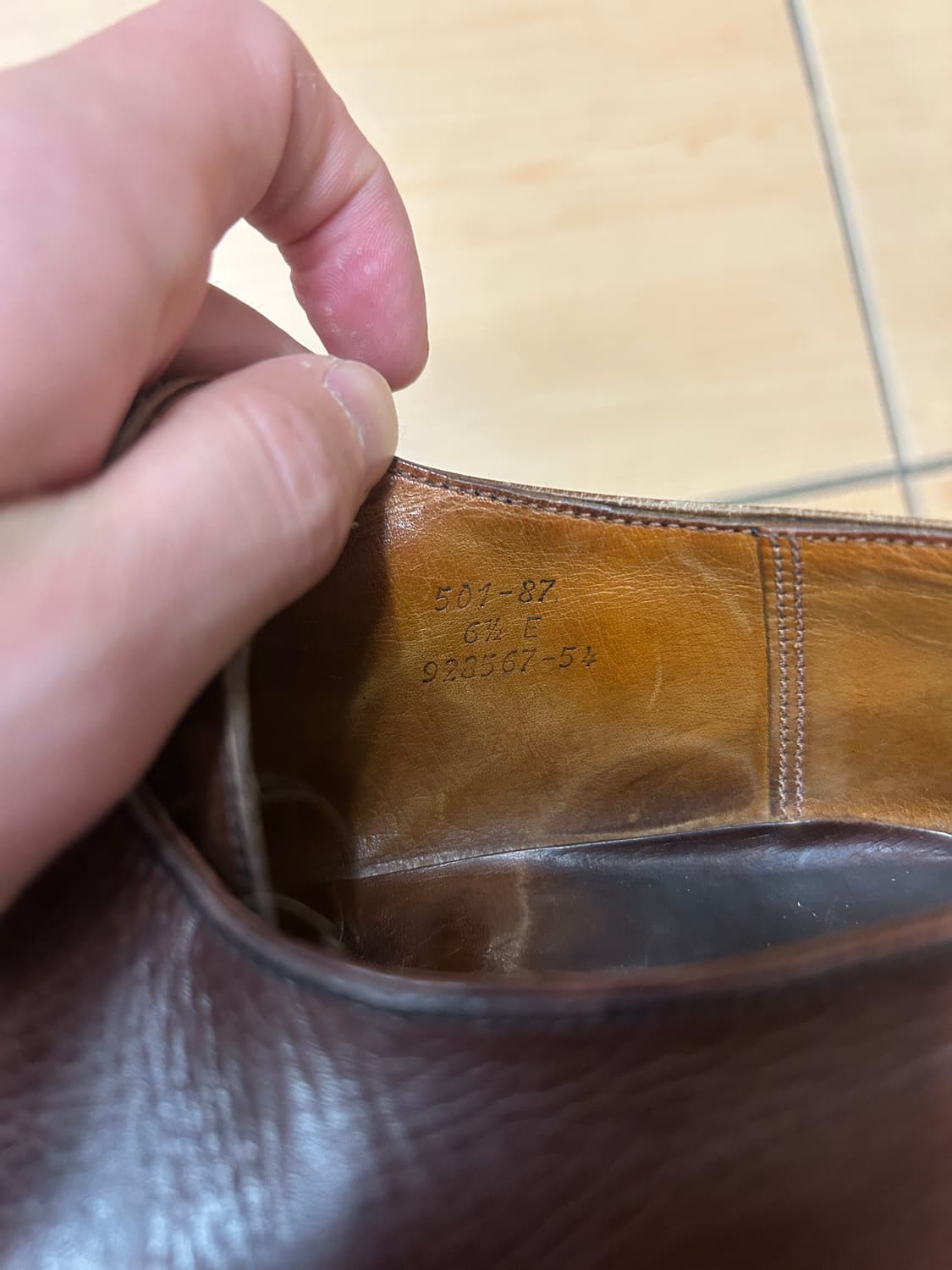 Old J.M Weston 웨스통 더비슈즈 상품이미지7