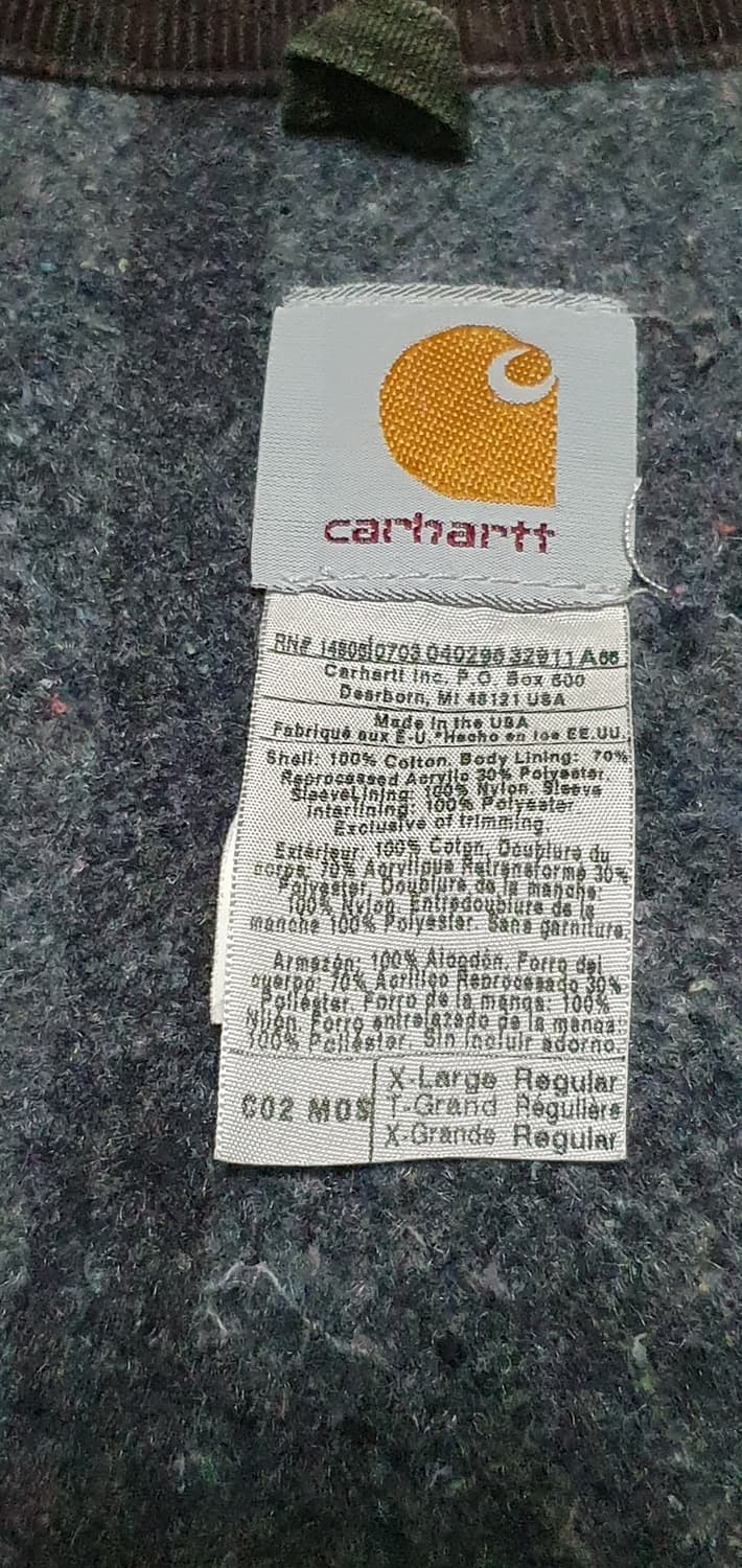 칼하트 워크자켓 초어코트 c02 MOS 샌드스톤 미시건자켓 상품이미지6