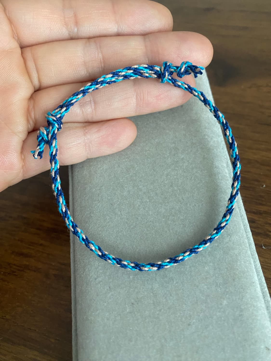 마크라메 유기농코튼 실팔찌 세트(L) 상품이미지2