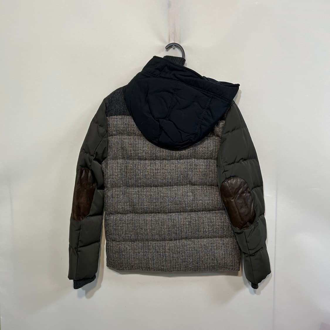 한섬 시스템옴므 구스다운 울 모직 패딩 100 상품이미지3