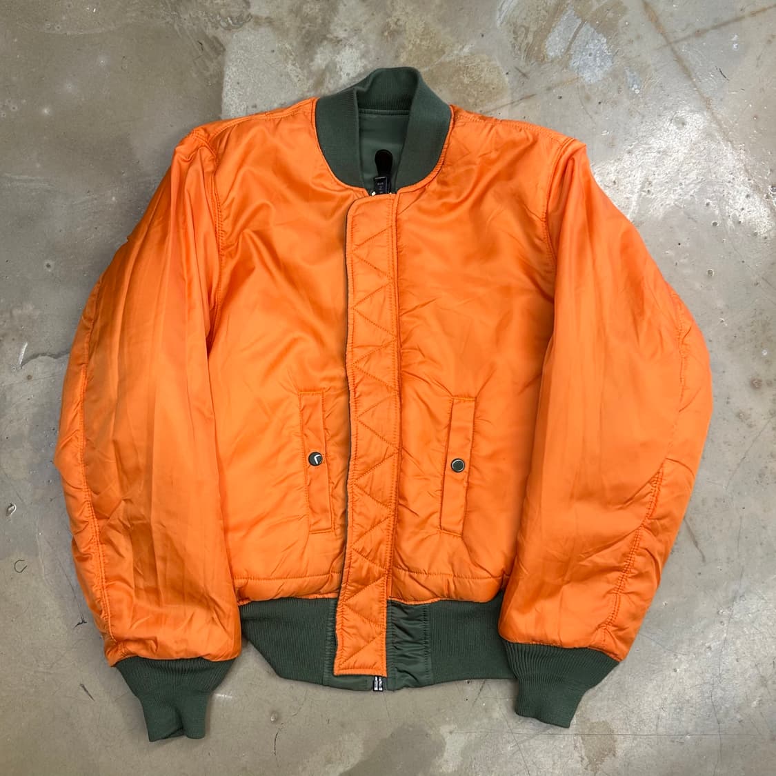 S 알파인더스트리 리버시블 MA-1 항공 자켓 상품이미지5