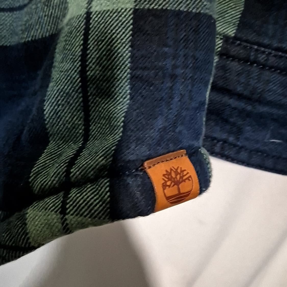 팀버랜드 타탄 체크 보아 셔츠 상품이미지3