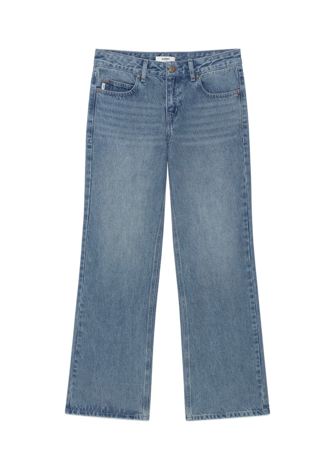 글로니(glowny) RODEO JEANS 로데오 진 워시드 블루 S 상품이미지1