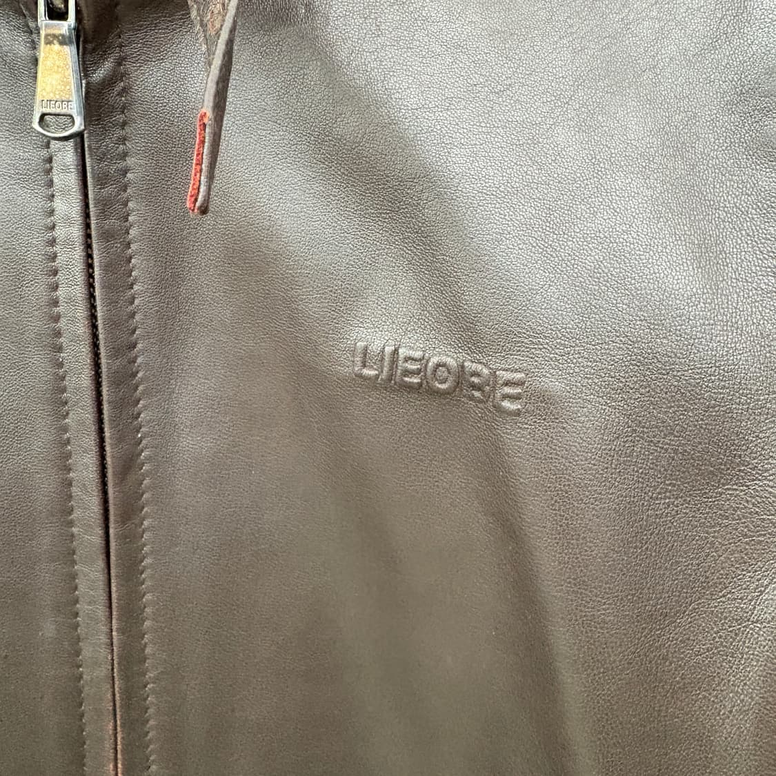 LIEOBEN 소가죽 브라운 자켓 여성 M 상품이미지2