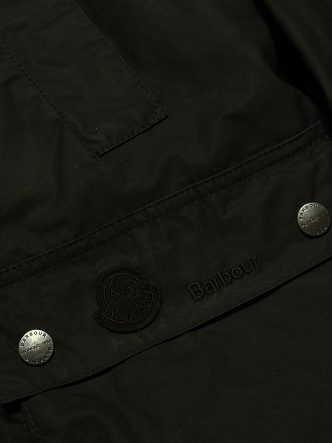 몽클레어 x 바버 콜라보 왁스드 패딩 XL(105-110) 국내판 상품이미지6