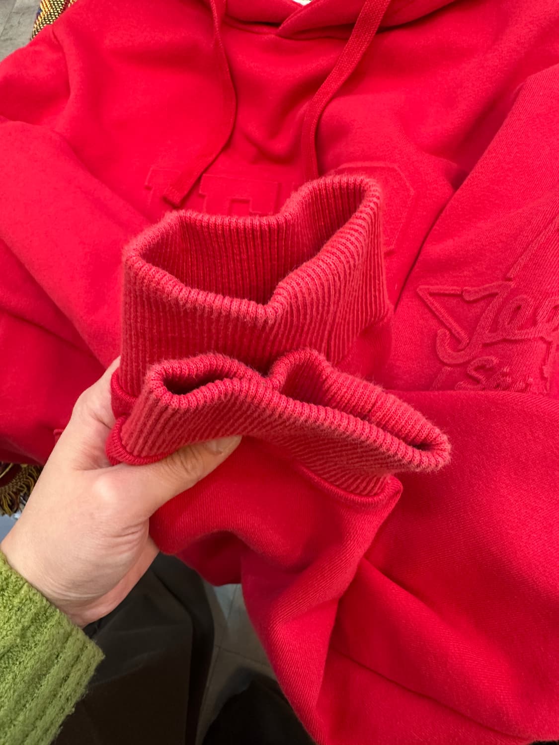 M) 지프 레드 후드 티셔츠 상품이미지8