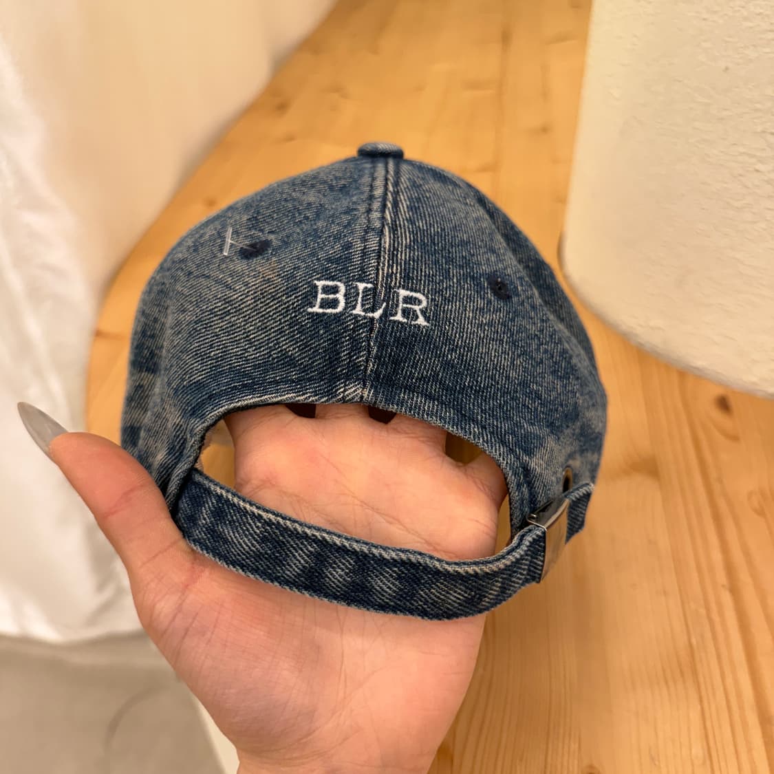 BER 빈티지 데미지 데님 볼캡 U936 상품이미지3