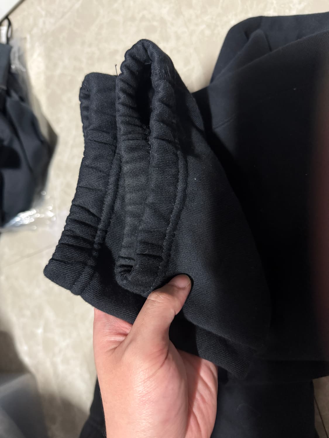 M&S사이즈 나이키 스투시 맨투맨 & 팬츠 블랙 셋업 상품이미지6