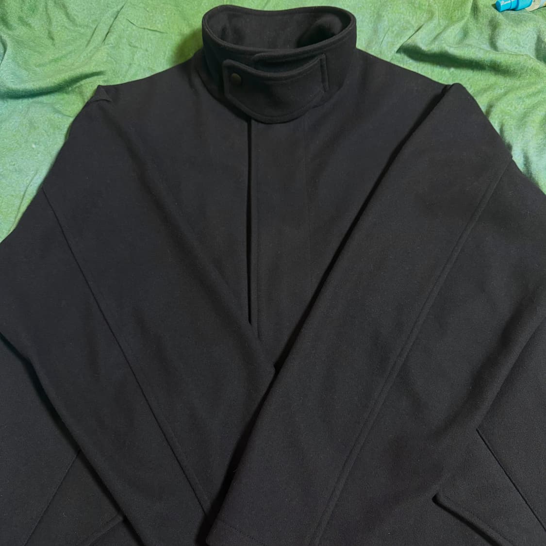 [2]코모리 펠튼 울 나일론 Zip 블루종 자켓 상품이미지7