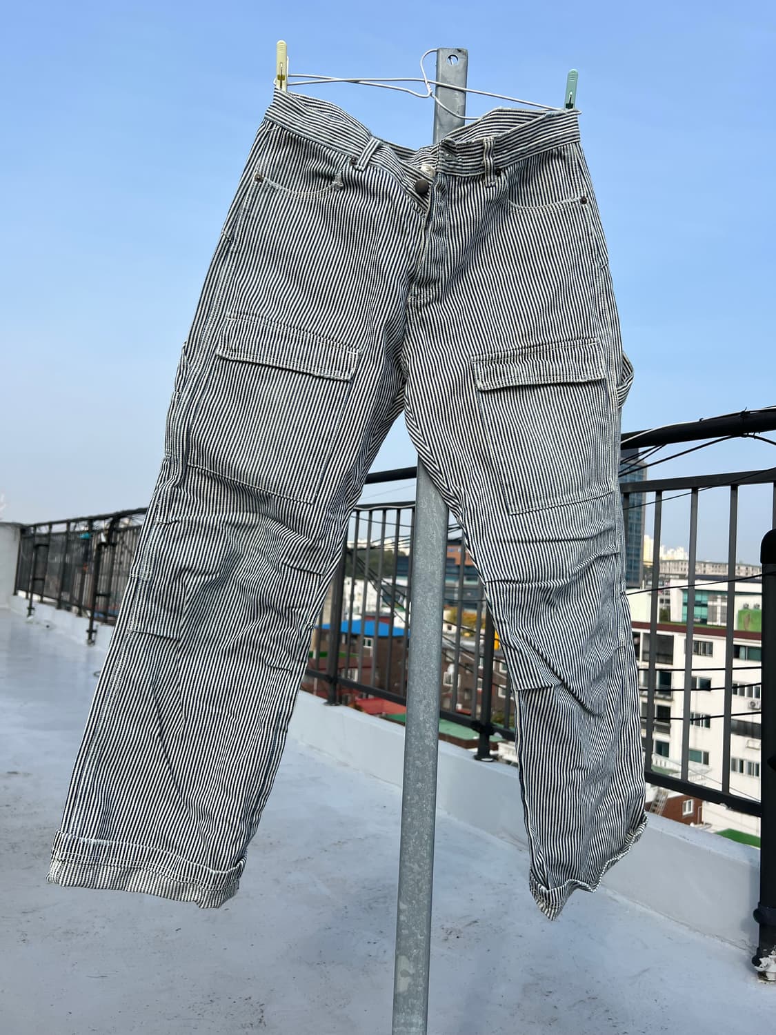 히코리 스트라이프 팬츠 상품이미지1