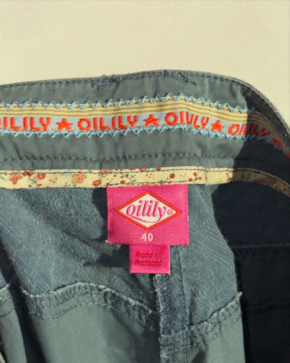 Oilily mute blue ethnic balloon cargo pt 상품이미지7