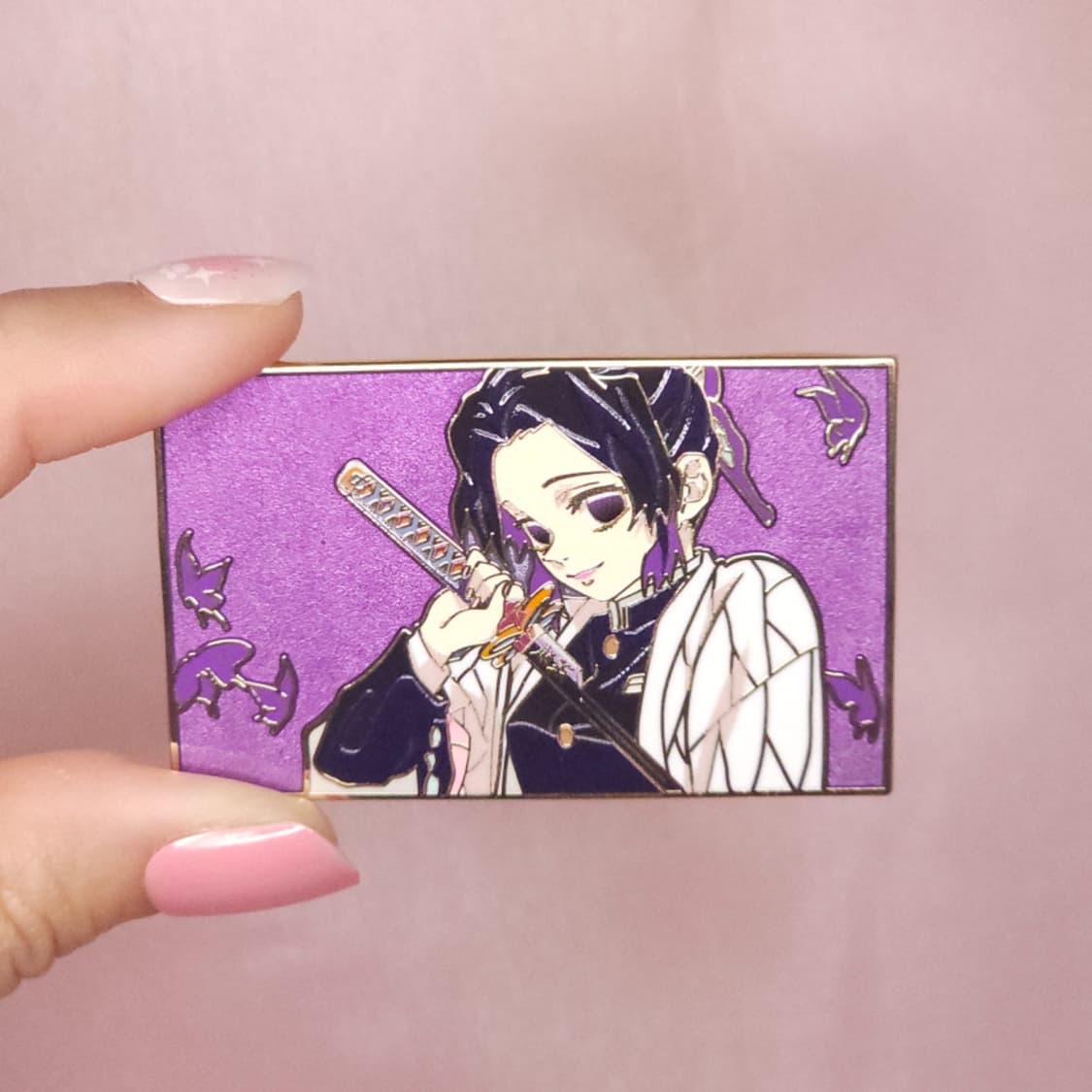 귀멸의칼날 시노부 뱃지 상품이미지2