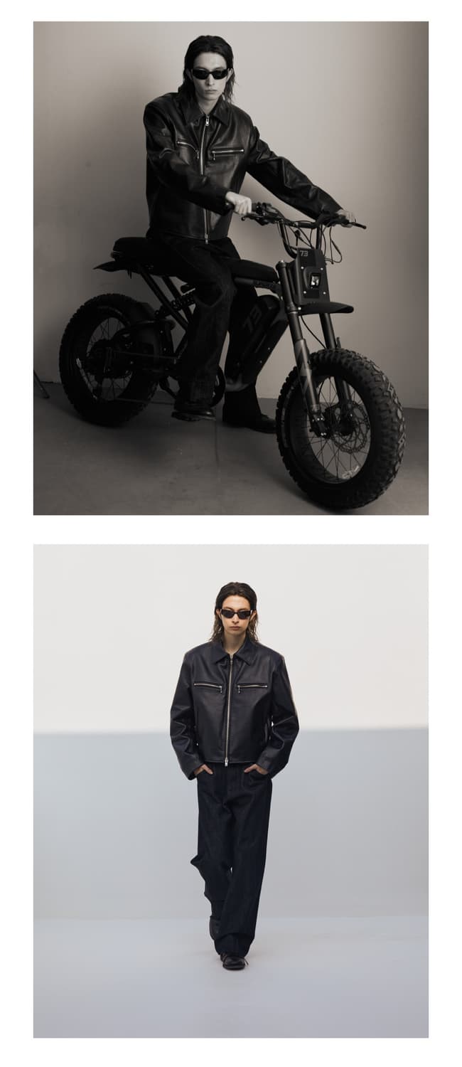 카우하이드 레더 싱글 라이더 점퍼 L (블랙) 상품이미지2