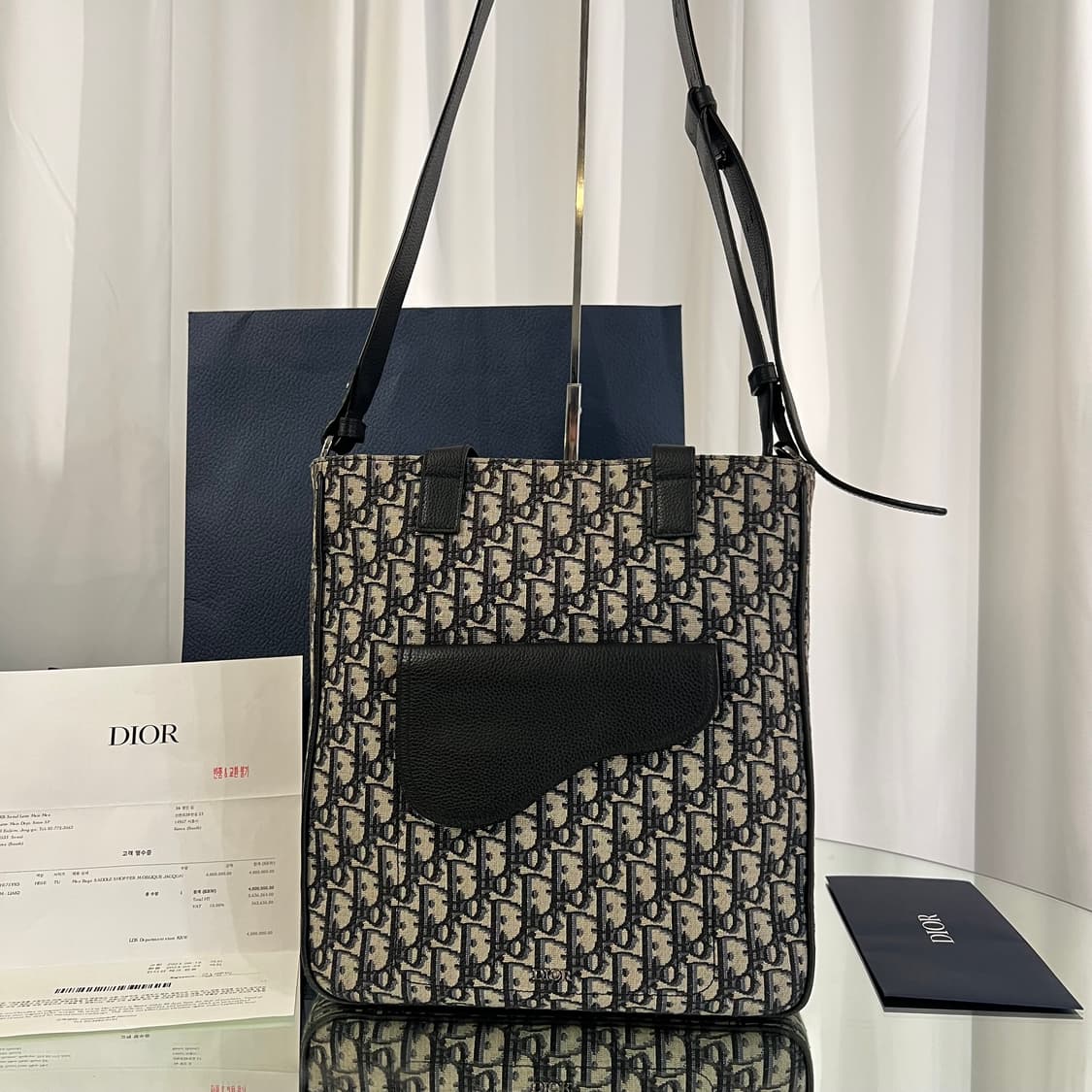 디올 오블리크 새들 토트백 상품이미지1