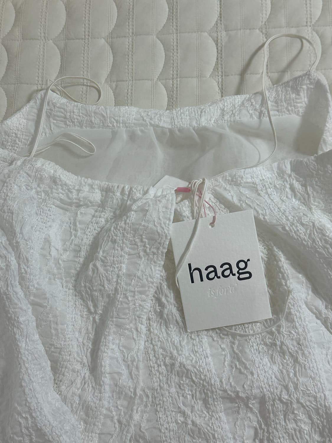 Haag 펀칭 슬리브리스 뷔스티에 상품이미지2