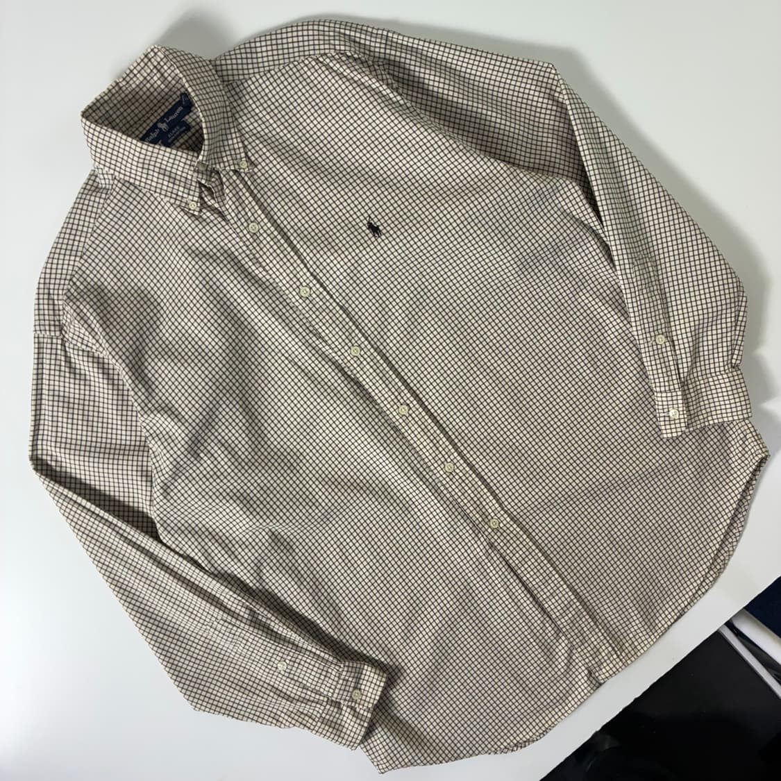 Polo  폴로 랄프로렌 자수 블레이크 코튼 90,s 체크셔츠  상품이미지2