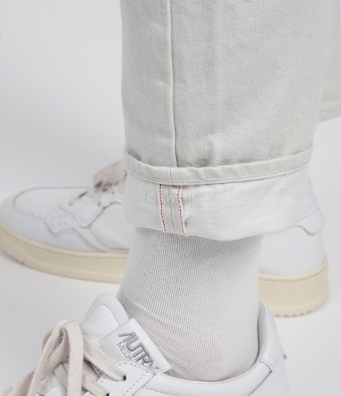 오디너리피츠 ANKLE DENIM WHITE / ONE WASH 상품이미지4