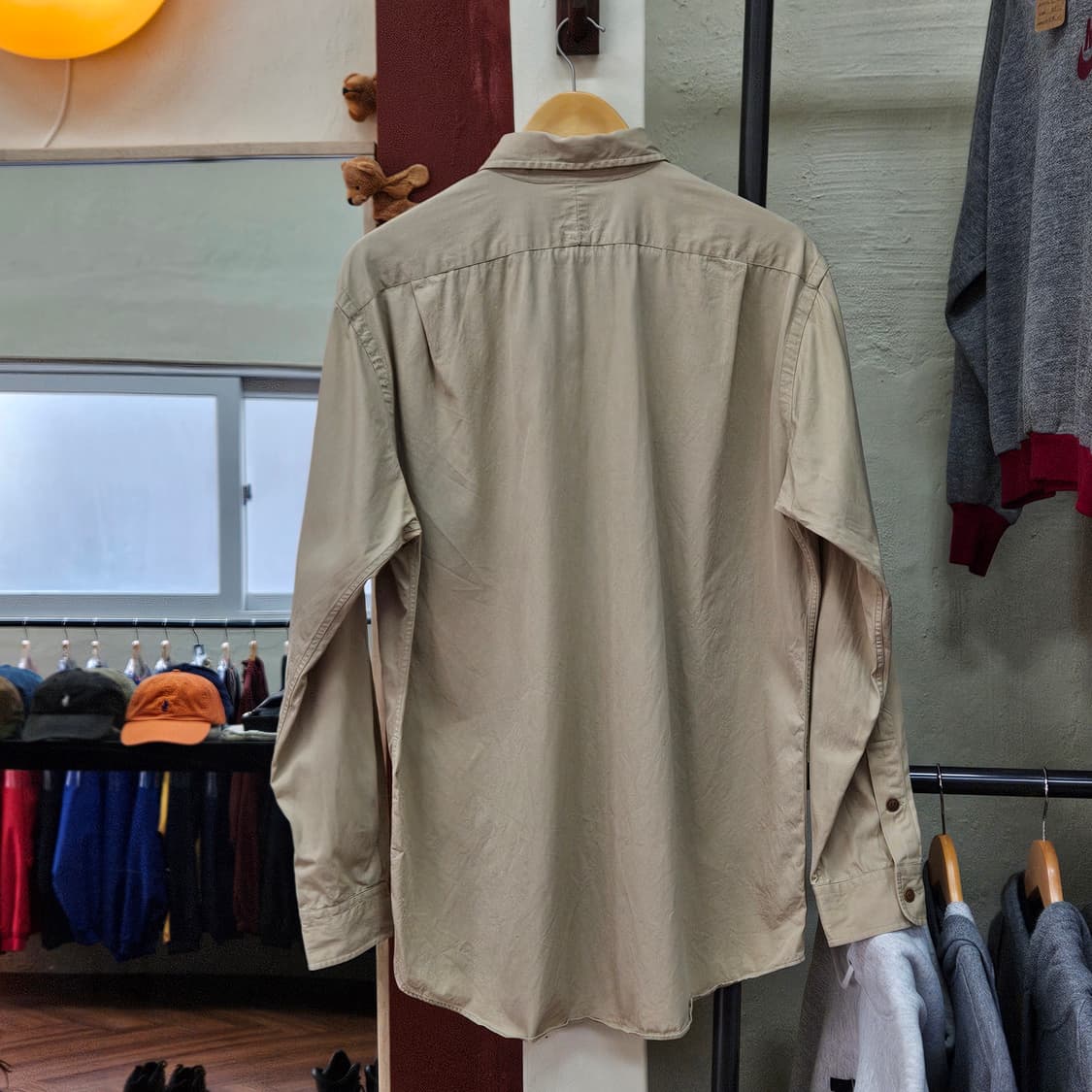 폴로 코튼&실크 워크셔츠/ 실측 105 상품이미지6