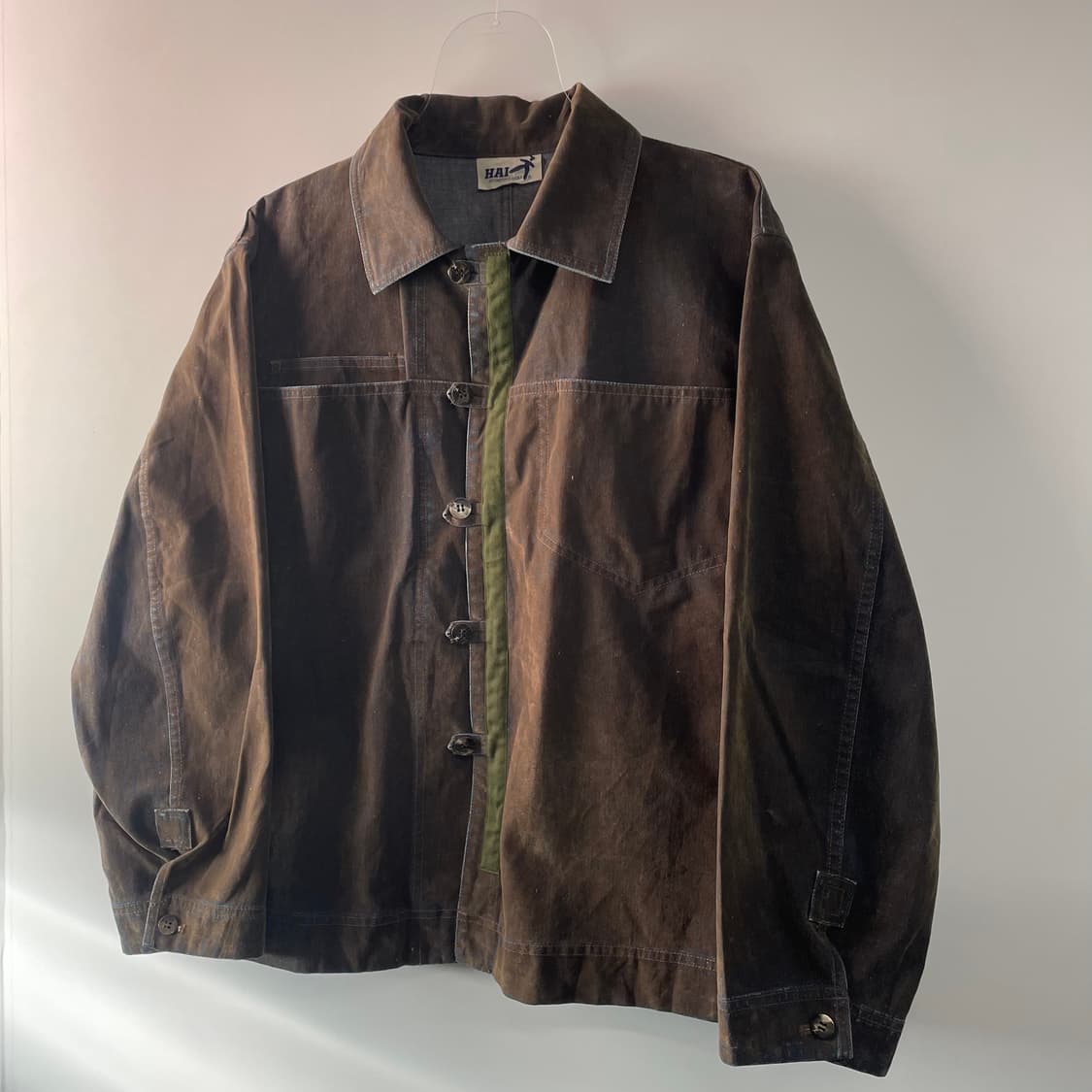 90s 이세이미야케 하이 스포팅 기어 다운버튼 데님자켓 상품이미지3