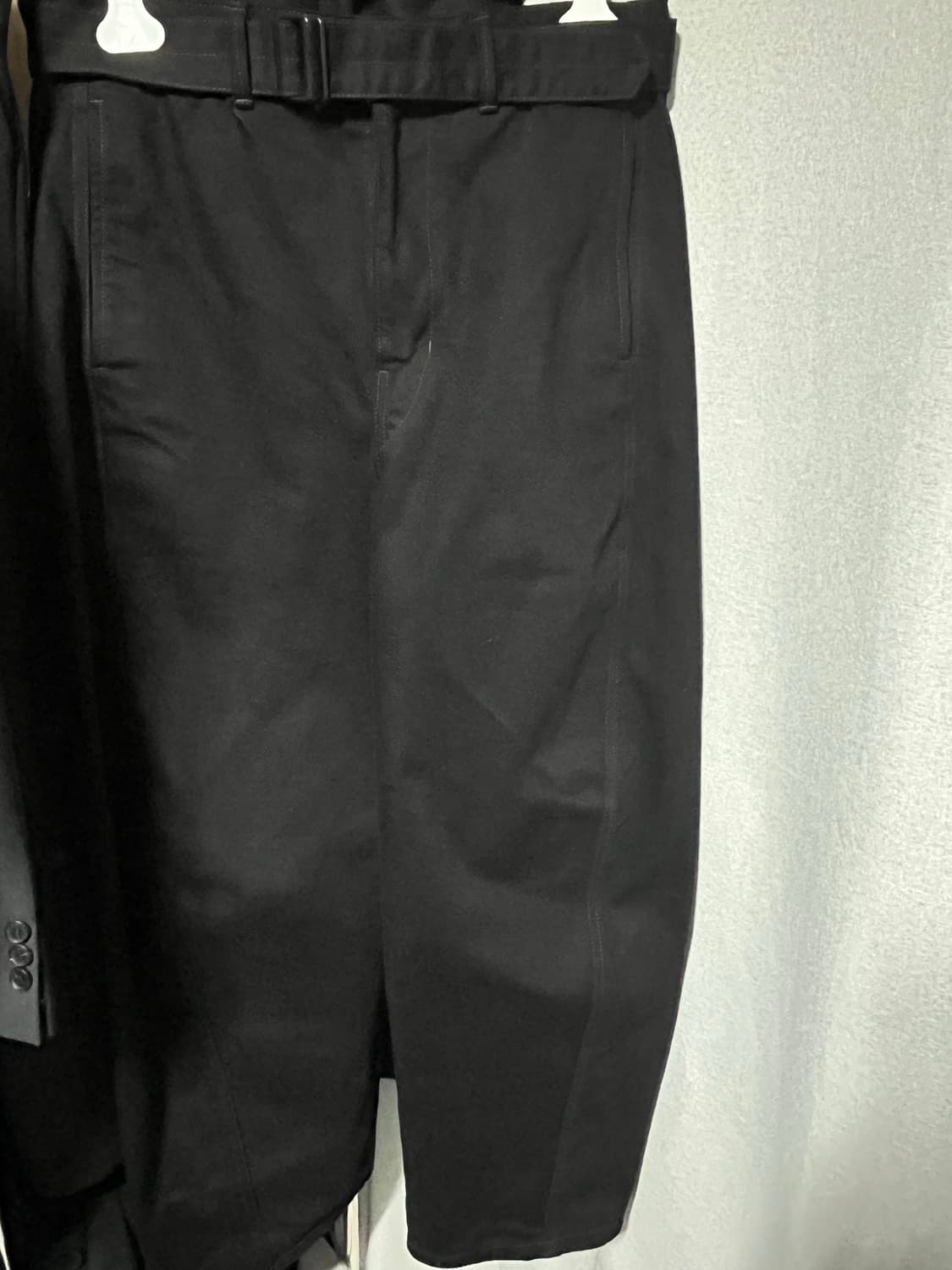 (S) 25fw 르메르 벨티드 트위스티드 데님 블랙 상품이미지7