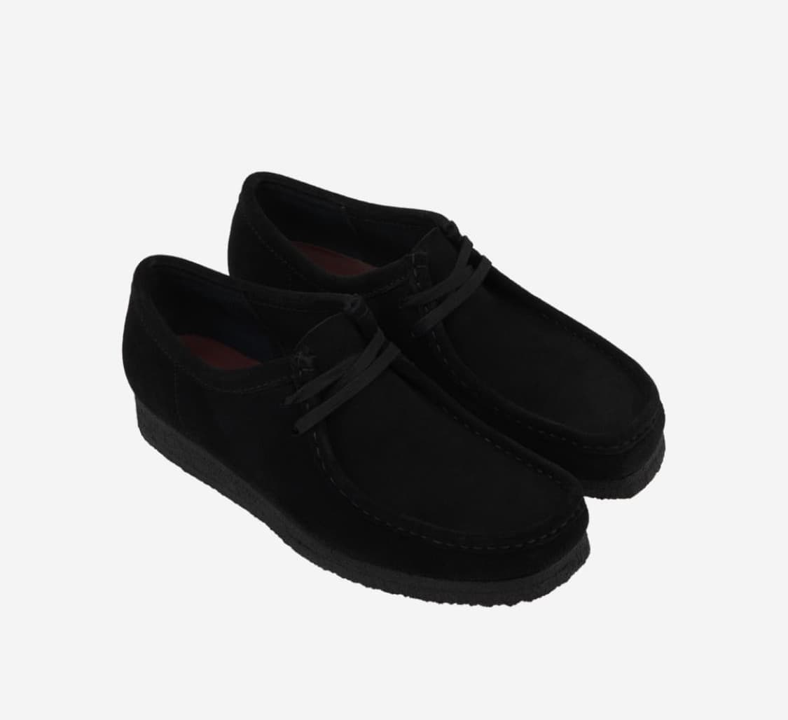 [265]클락스 왈라비 블랙 스웨이드 상품이미지1