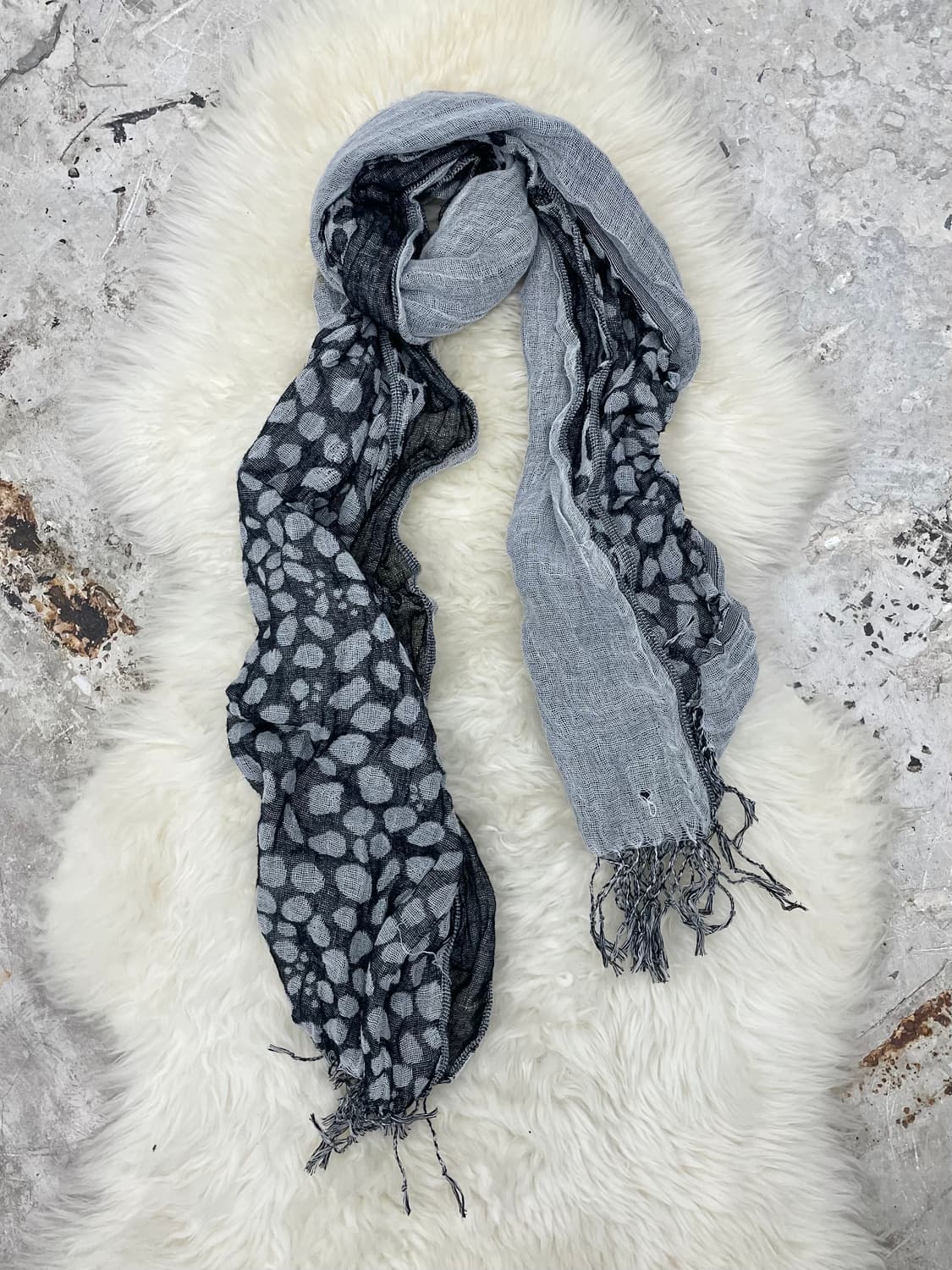 니혼진 모리 배색 머플러  상품이미지3