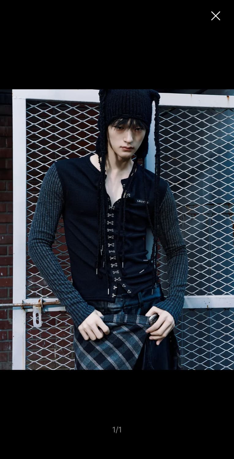 레씨토 후크 라인 슬림 티셔츠 상품이미지1