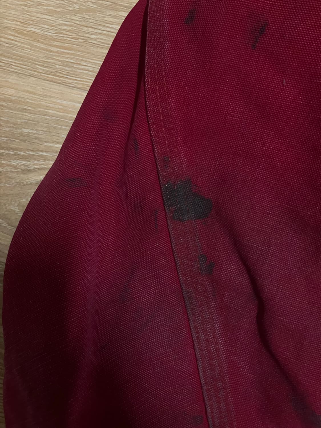 칼하트 빈티지 덕엑티브자켓 레드 상품이미지6