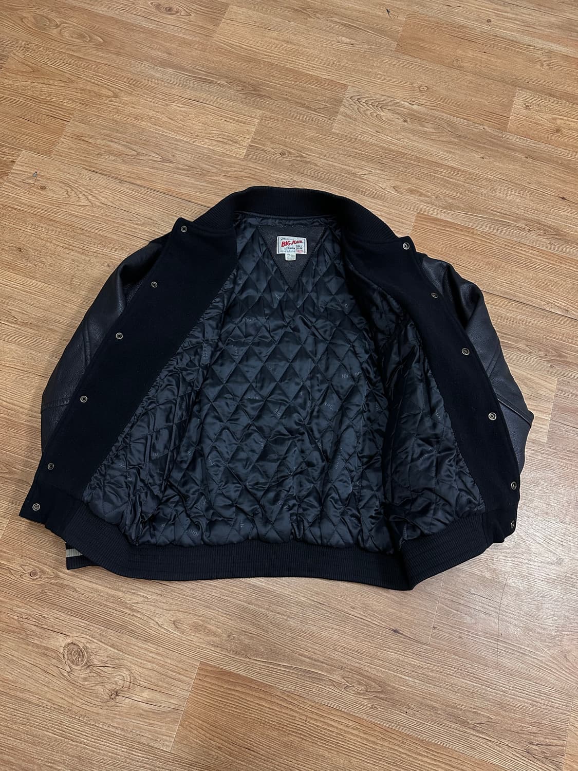 (100)빅존 베이스볼 소가죽 바시티 자켓 상품이미지4